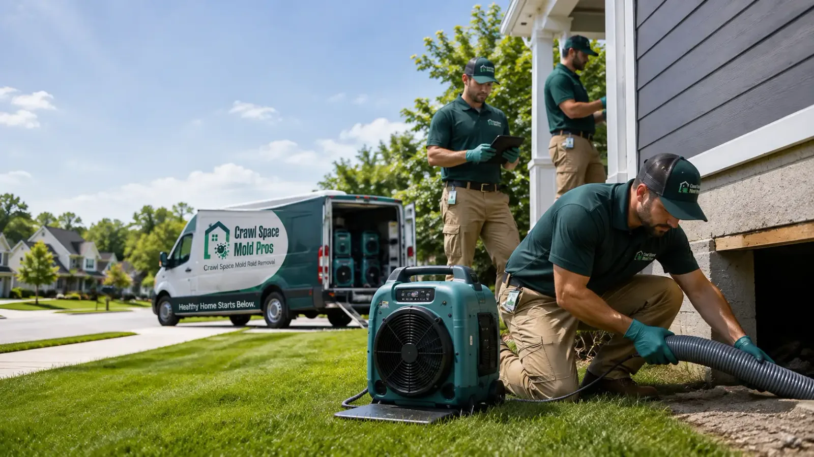 Crawl Space Mold Removal in Burt Lake, MI